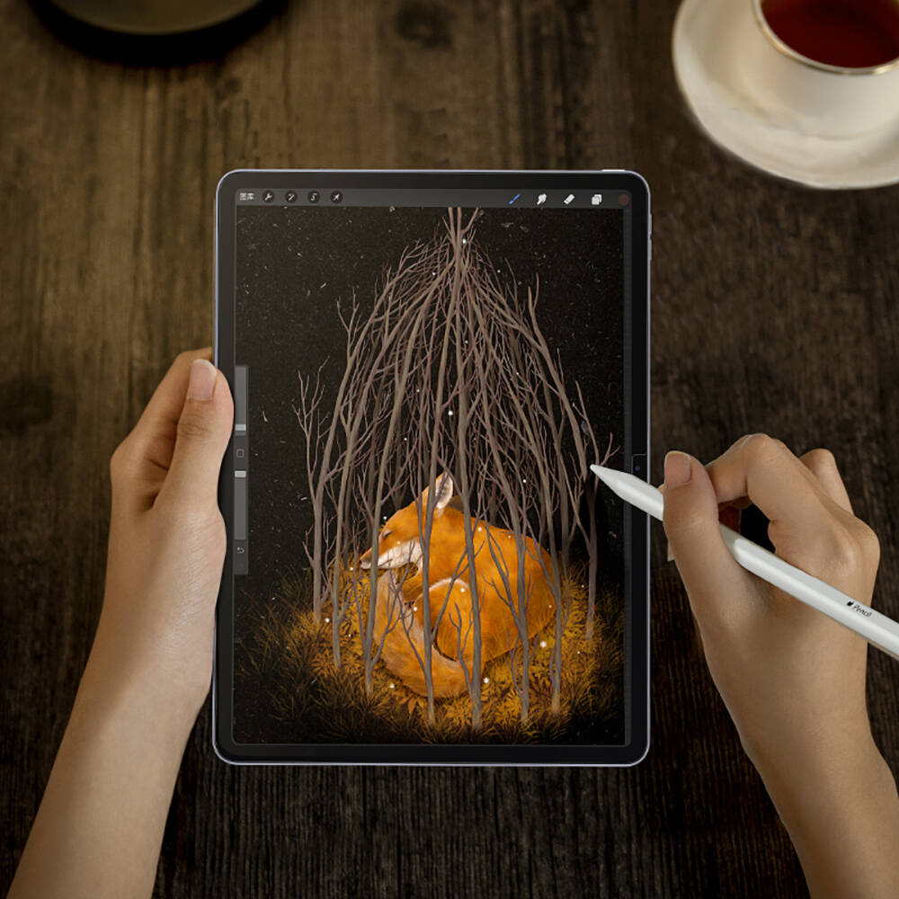 Benks Mat Paper-Like iPad Pro 11 2024 Kağıt Hisli Ekran Koruyucu Benks Mat Paper-Like iPad Pro 11 2024 Kağıt Hisli Ekran Koruyucu
